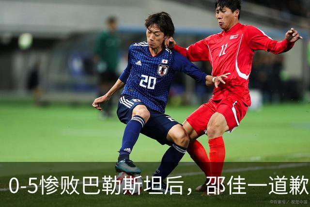 0-5惨败巴勒斯坦后，邵佳一道歉回应，韦世豪表态，日媒发声！